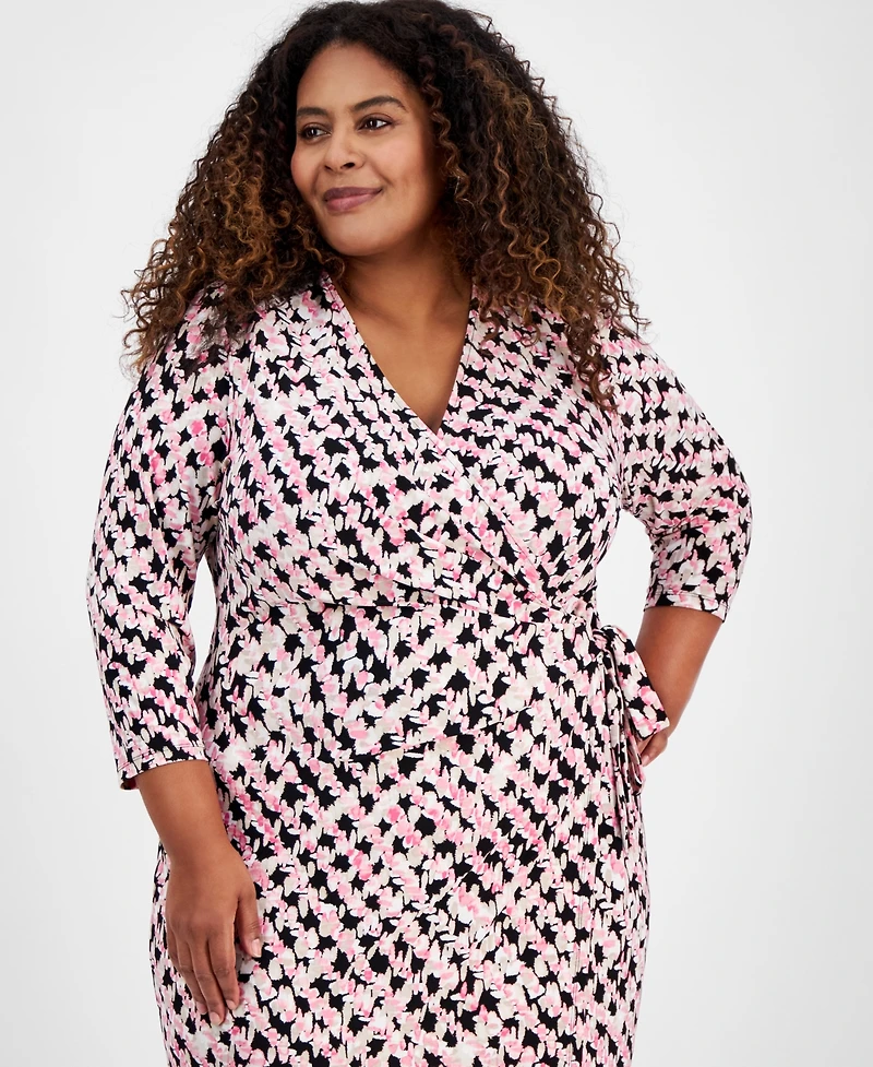 Anne Klein Plus Size Classic Wrap Dress