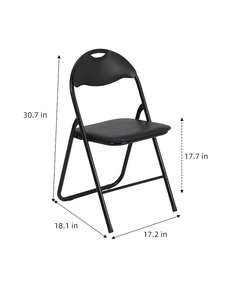 Gaomon Folding Chairs with Padded Seats