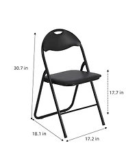 Gaomon Folding Chairs with Padded Seats