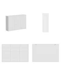 Homsee Modern 15-Drawer Dresser With Anti-Tip Safety And Minimalist Design