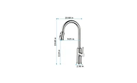 Slickblue Kitchen Faucet with Pull-Out Spray Head for Enhanced Functionality and Easy Cleaning