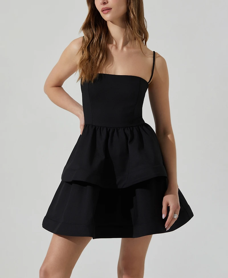 Astr the Label Women's Leola Fit & Flare Tiered Dress