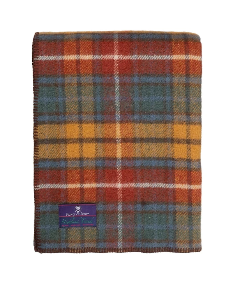 Prince of Scots Highland Tweeds Big Throw, 59" x 80"