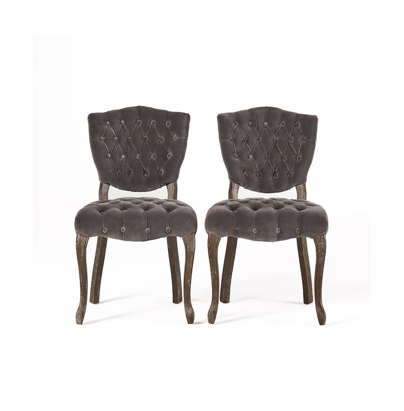 Streamdale Kd Tufted Chair (Wthr)(Set Of 2)
