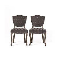 Streamdale Kd Tufted Chair (Wthr)(Set Of 2)