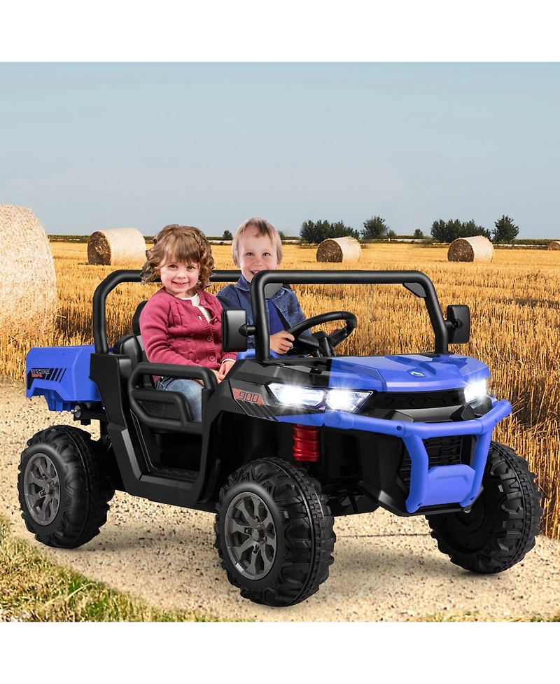 24V 2-Seater Ride-On Dump Truck – Remote