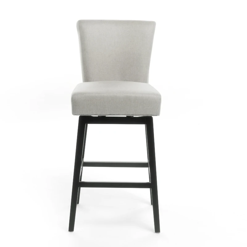 Streamdale Beige Swivel Counter Stool Comfort, Style in Any Room