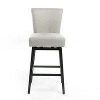 Streamdale Beige Swivel Counter Stool Comfort, Style in Any Room