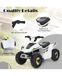 Hongge 6V Kids Electric Atv 4 Wheels Ride-On Toy