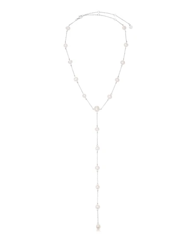 Ettika Dripping Mother of Pearl Lariat Necklace