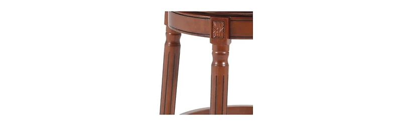 Streamdale Furniture Seat height 26" Cow top Leather Wooden Bar Stools, 360 Degree Swivel Bar Height Chair with Backs for Home Kitchen Counter(bl