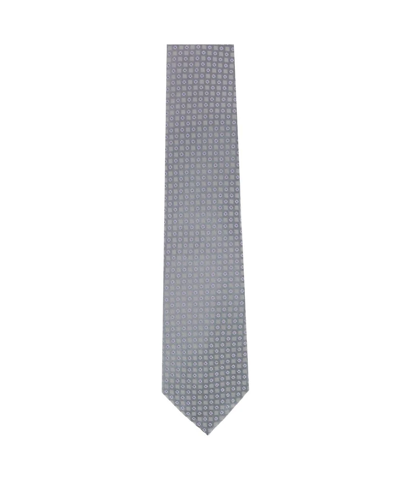 Trafalgar Men's Ewing Square and Polka Dot Business Silk Necktie