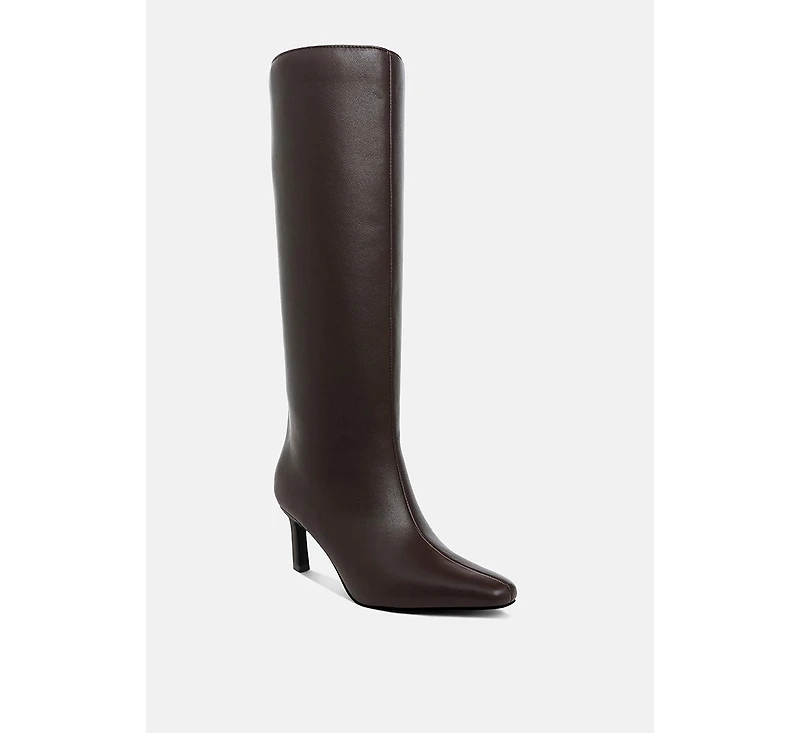 Syringa Kitten Heel Long Boots