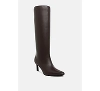Syringa Kitten Heel Long Boots