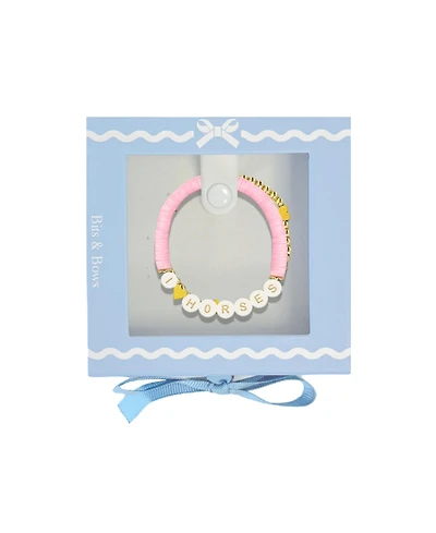 Bits & Bows Girls I Heart Horses Bracelet Gift Set