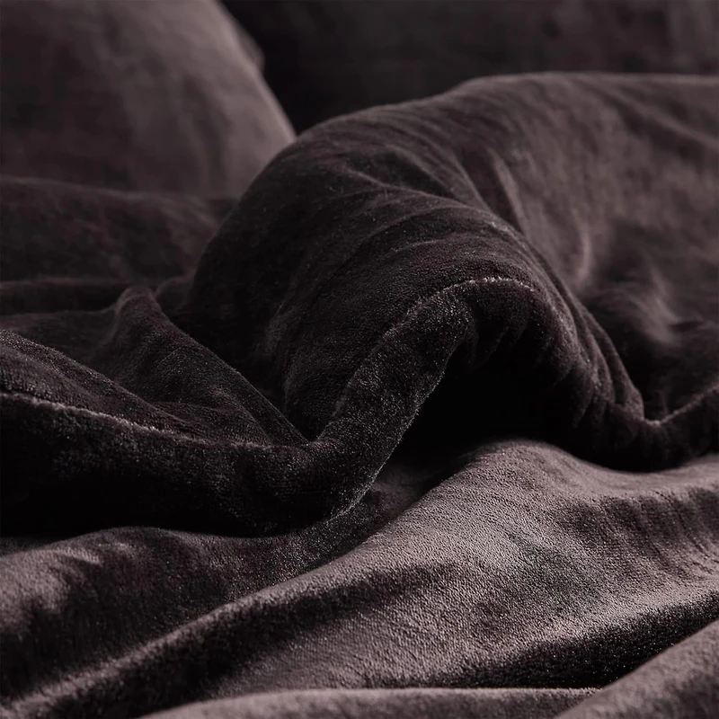 Coma Inducer Oversized Comforter Set - The Original Plush - Dark Chocolate
