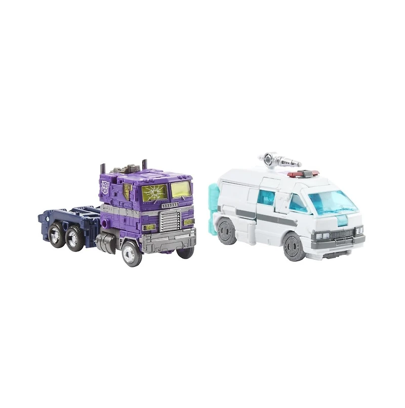 Transformers Wfc-GS17 Shattered Glass Optimus Prime and Ratchet Generations Selects War for Cybertron Trilogy