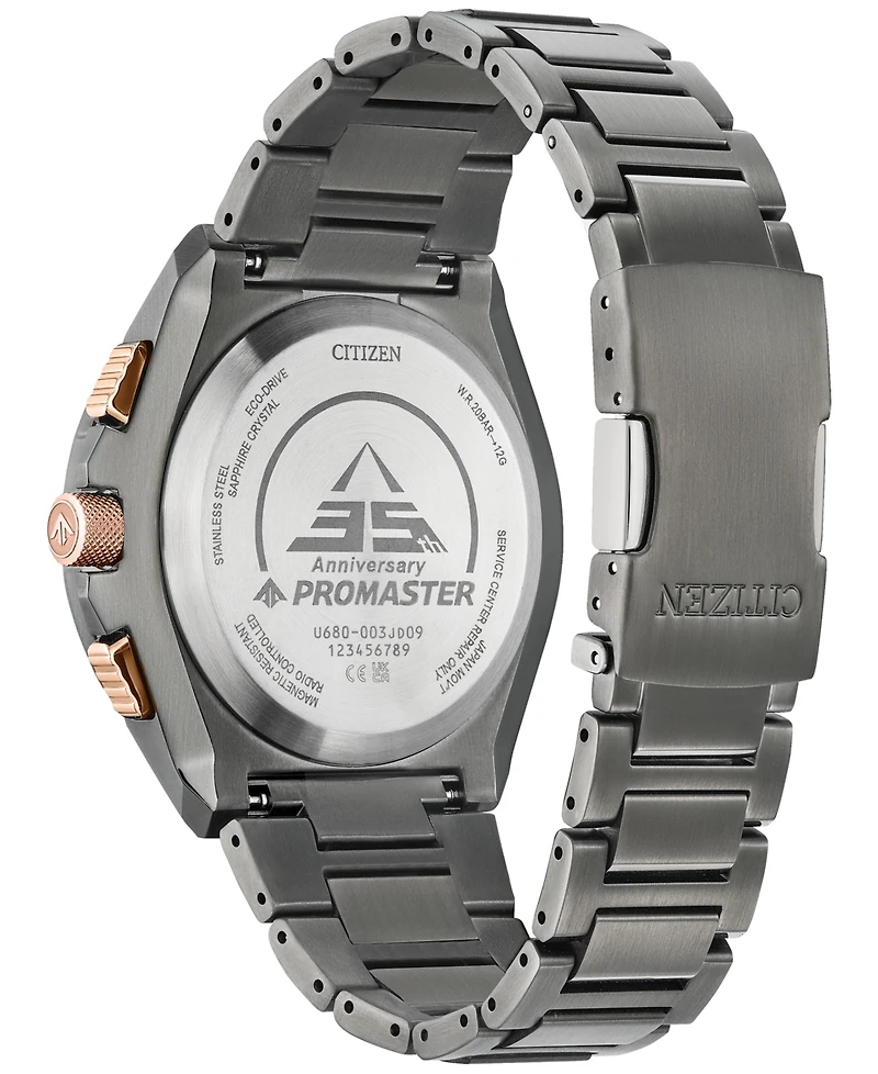 Citizen Eco-Drive Men's Automatic Promaster Air Limited Edition Skyhawk A-t Gray-tone Stainless Steel Watch 46mm