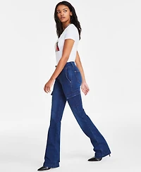 Guess Women's Cargo Mini Bootcut Jeans