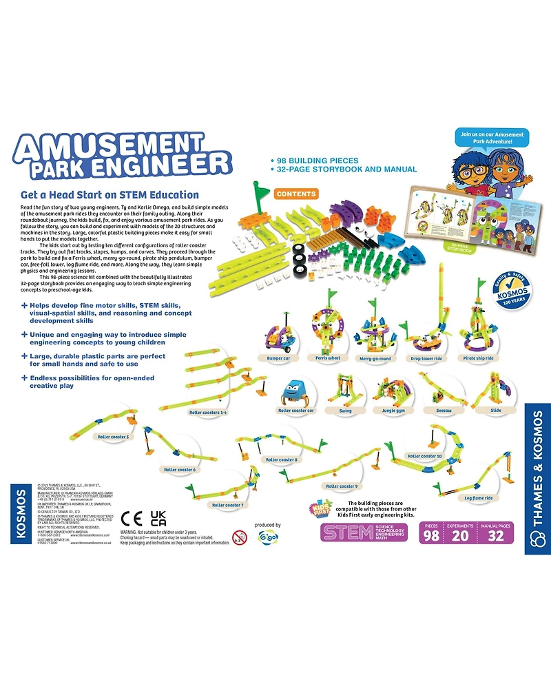 Thames & Kosmos Kids First: Amusement Park Engineer Kit