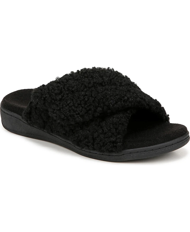 Vionic Womens Relax Ii Open Toe Slippers