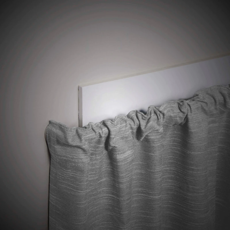 Kenney 5/8 Inch Wrap Around Room Darkening Curtain Rod for Maximum Privacy and Light Control