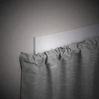 Kenney 5/8 Inch Wrap Around Room Darkening Curtain Rod for Maximum Privacy and Light Control