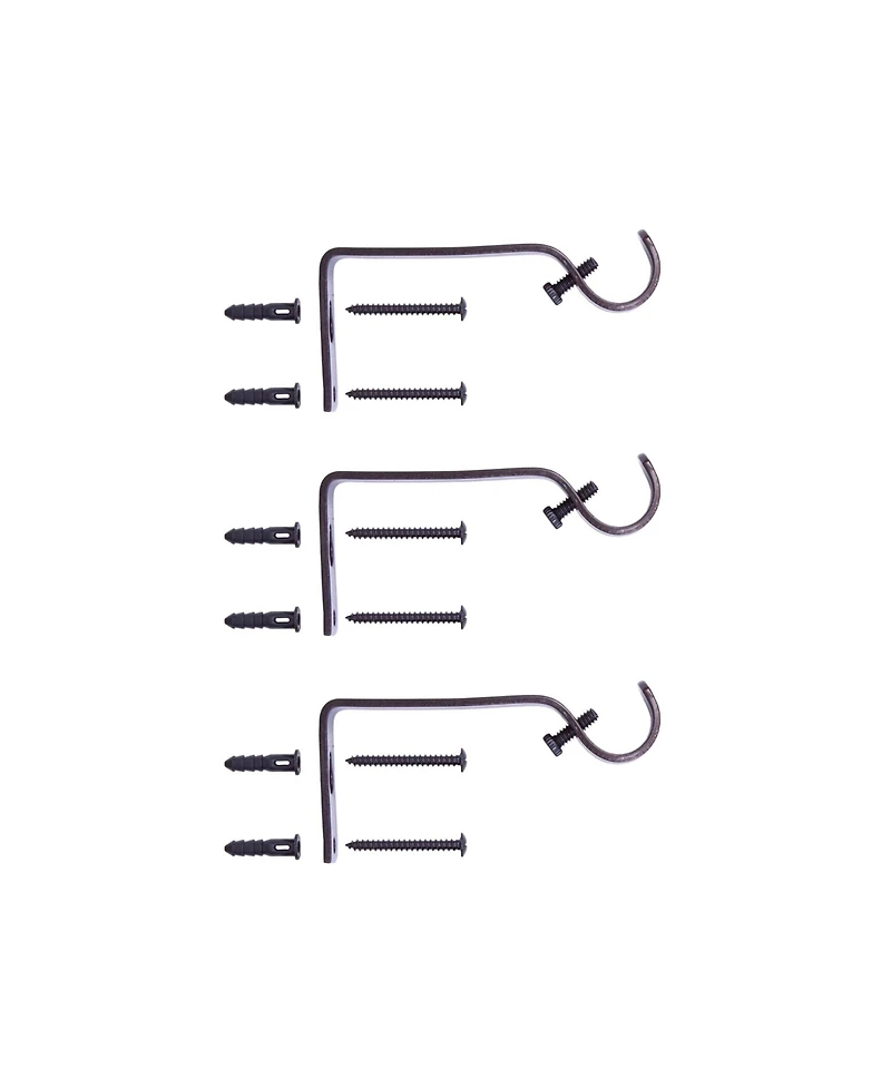 Kenney Bryce Satin Nickel 3/4 Inch Decorative Window Curtain Rod with Ball Finials
