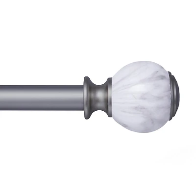 Kenney Khaleesi 1 Inch Premium Decorative Curtain Rod for Elegant Window Treatments