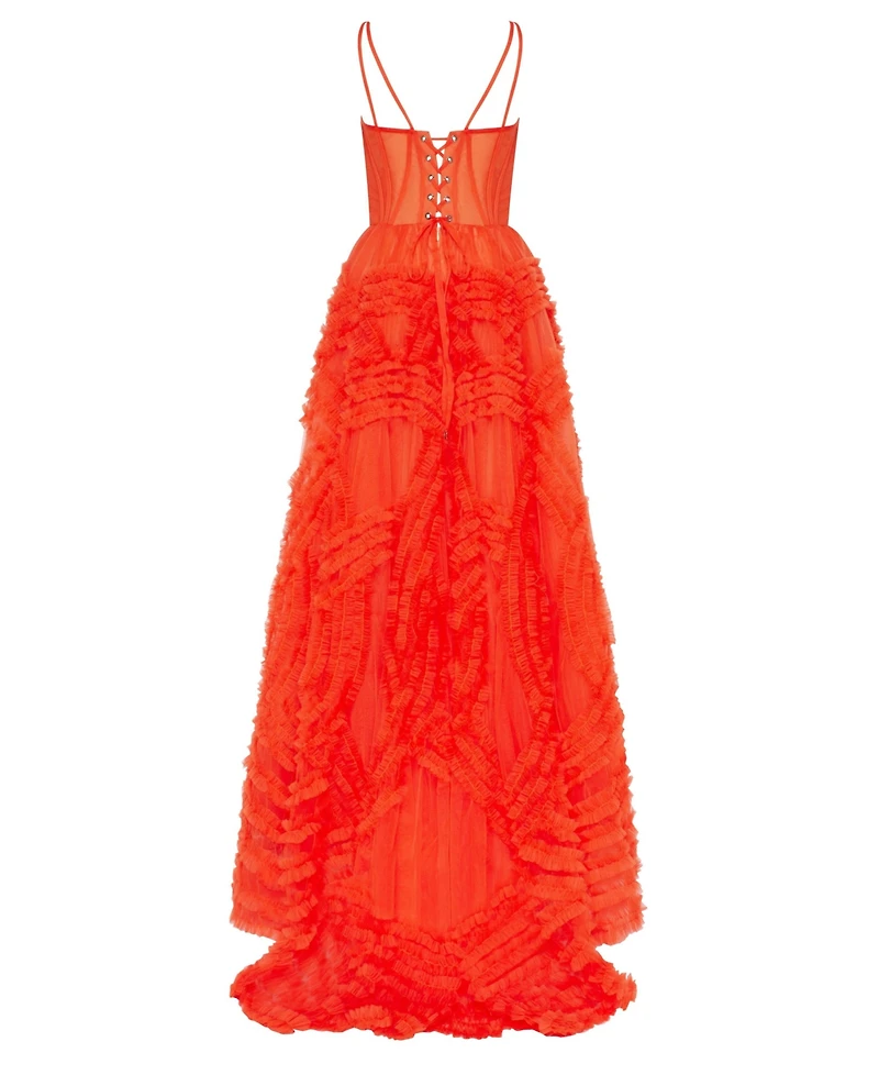 Milla Women's Tangere Tulle Ornament Maxi Dress