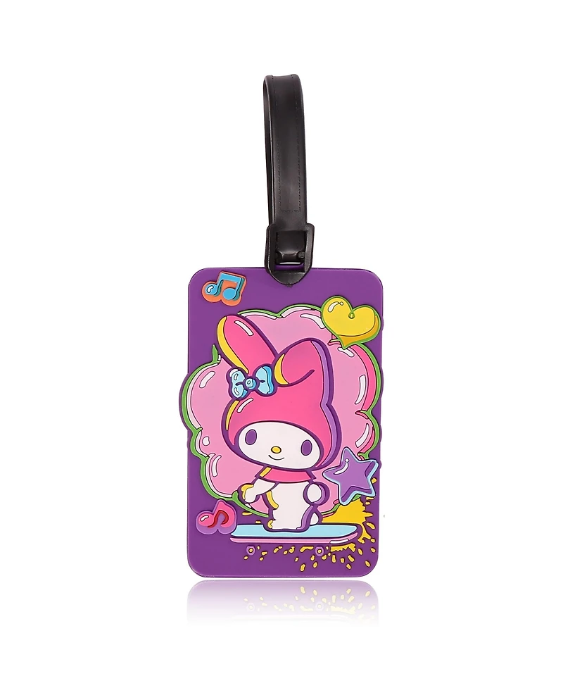 Hello Kitty Sanrio Friends 4-Piece Luggage Tag Set - Cute Travel Essentials