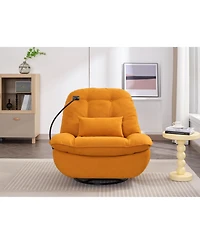 Streamdale Furniture Power Recliner Swivel Glider Usb Charger With Bluetooth Music Player Different Function Sleep Working Game and Leisure Model Oran