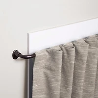 Lunar 5/8" Complete Blackout Room Darkening Wrap Rod