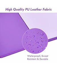 Costway Gymnastics Yoga Mat Thick Folding Panel Gym 4'x8'