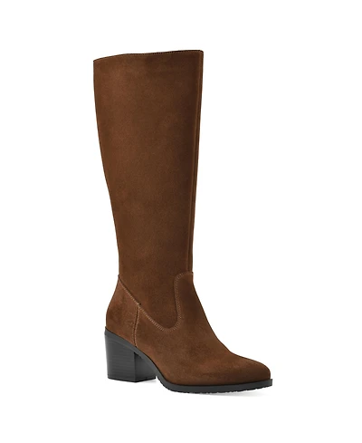 White Mountain Women's Tater Heeled Tall Shaft Boots