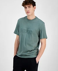Hugo by Hugo Boss Men's Detori Regular-Fit Logo Embossed Graphic T-Shirt, Exclusively at Macy's