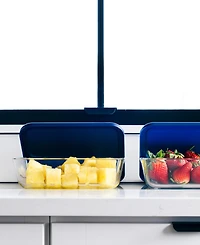 Dura Living -Piece Cup Rectangular Food Storage and Meal Prep Container Set