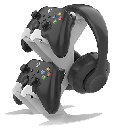 Doyo Controller Holder Stand, Universal Metal Material Game Controller Headset Stand Controller Accessories for Gamepad of PS5 / Xbox / PS4 / Switch (