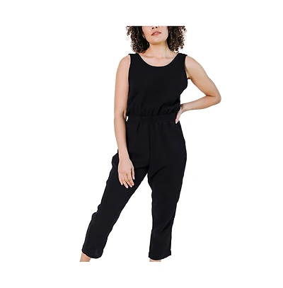 Poplinen Plus Jameela Cotton Jumpsuit