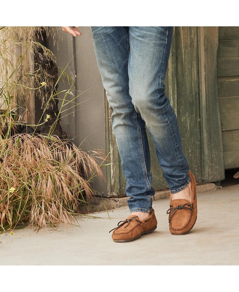 Minnetonka Men's Suede Classic Moc Loafers