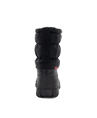 Womens Nylon Puffer Snow Boot