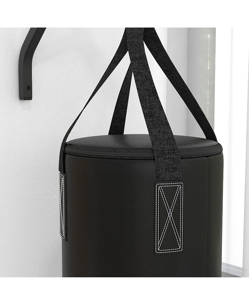 Soozier Heavy Bag Wall Mount Set with Unfilled Punching Bag & Bracket