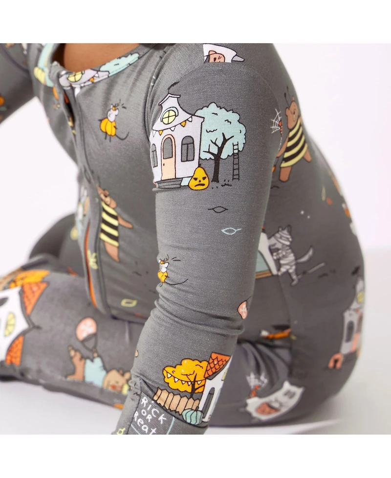 Bellabu Bear Baby Boys or Girls, Trick Treaters Convertible Footie