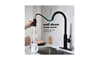 Slickblue Kitchen Faucet with Pull-Out Spray for Flexible Use and Efficient Cleaning Solutions