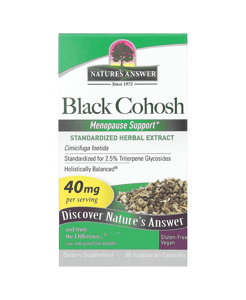 Nature's Answer Black Cohosh 40 mg