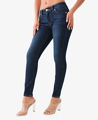 True Religion Women's Jennie Mid Rise Curvy Skinny Jeans