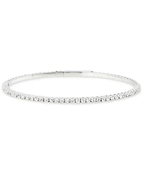 Diamond Bangle Bracelet (1/2 ct. t.w.) in 10k White Gold