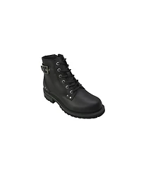 RideTecs 8647L Women's 7" Biker Boot Black