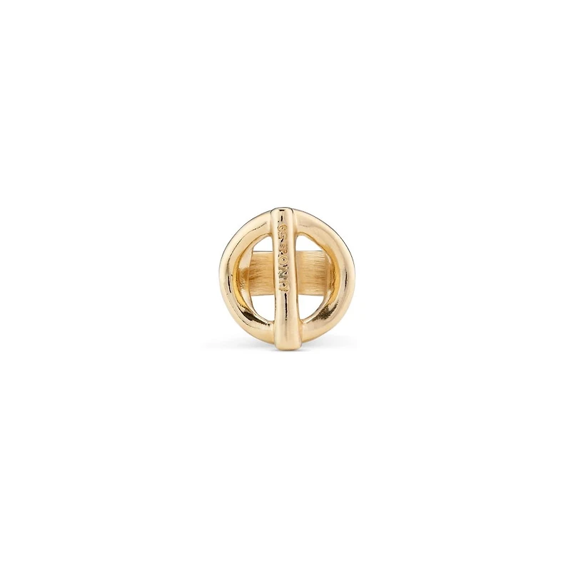 UNOde50 Circular Shaped Two Halves Metal Alloy Ring