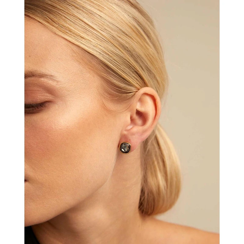 UNOde50 Metal Alloy Embedding Section Earrings